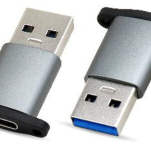 Adaptador USB V3.0 Tipo A Macho,  a Tipo C He BROBOTIX 6000342